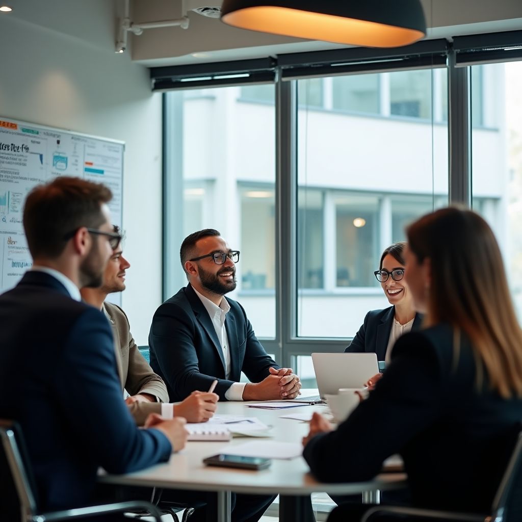 Equipa de coaching de investimento